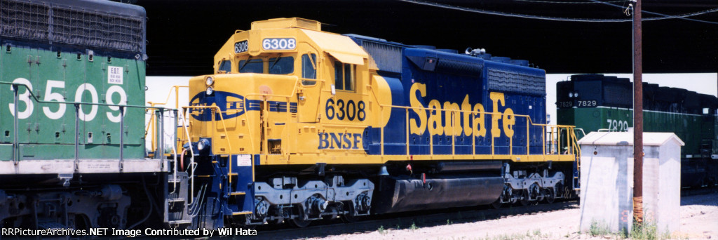 BNSF SD40u 6308